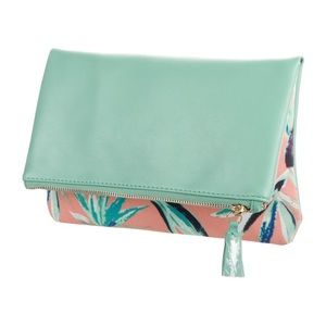Rachel Pally reversible leather clutch